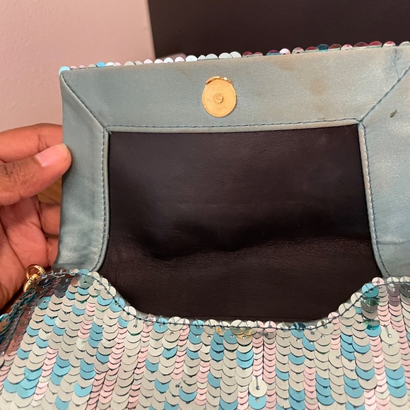 Tom Ford Sequin Evening Shoulder Bag with Gold Chain – Rare Statement Piece - Picture 7 of 8